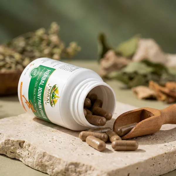 White_And_Green_Priraj_Herbal_Joint_Pain_Relief_Capsules_&_Juice_Combo_(30_Capsules_+_500Ml_Juice)_Combo_Pack