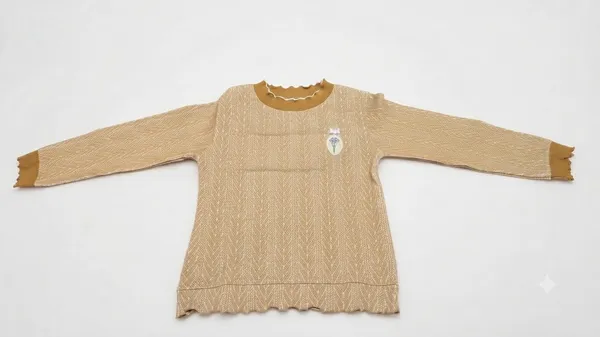 Beige_Knitted_Regular_Fit_Sweater_For_Girls