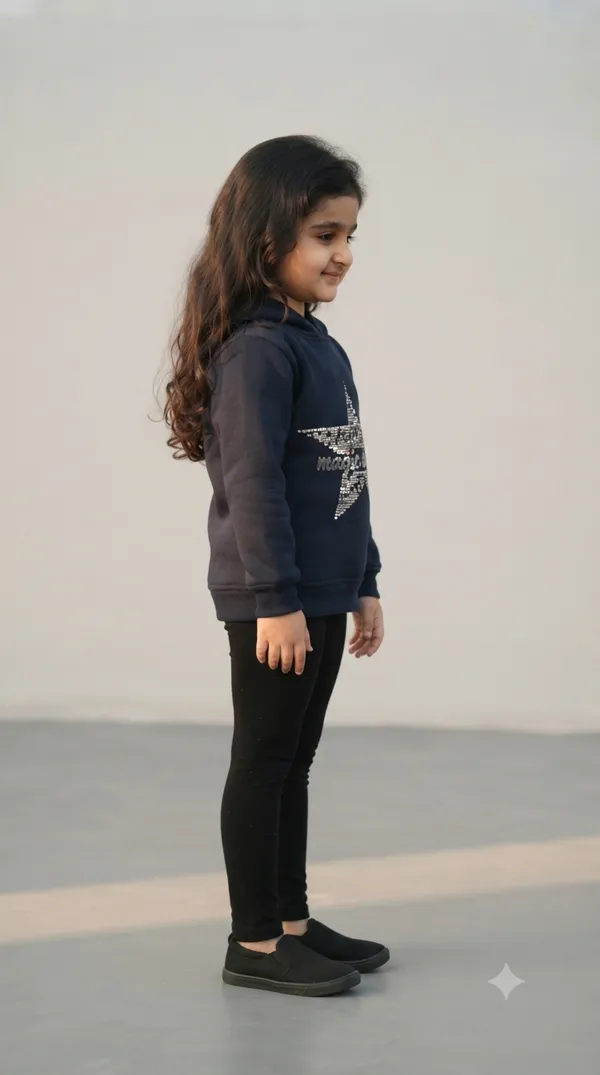 Navy_Hooded_Sweatshirt_With_Star_Design_for_Girls
