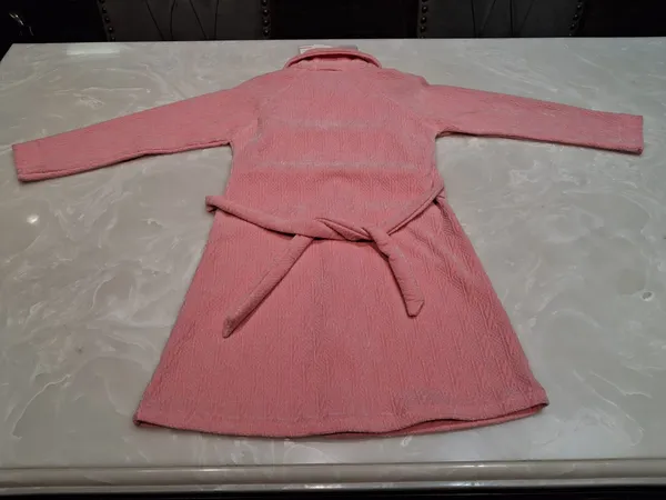 Pink_Textured_Long_Sleeve_Shirt_Dress_for_Girls