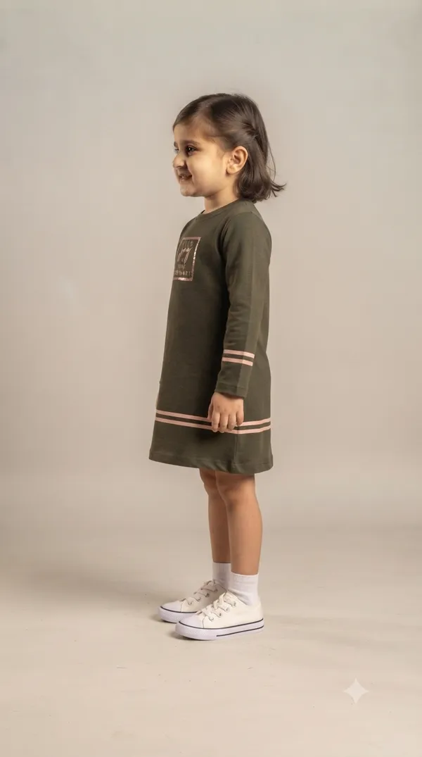 Olive_Green_Casual_Fit_Dress_for_Girls