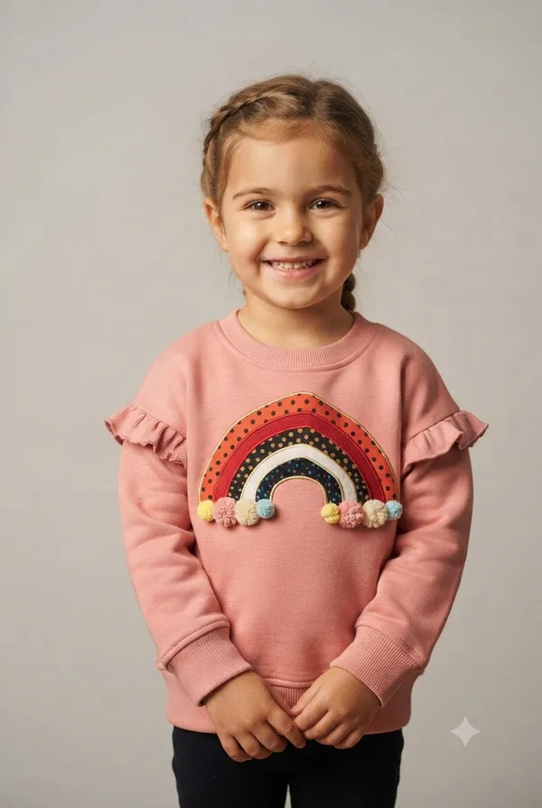 Pink_Ruffle_Sleeve_Sweatshirt_for_Girls