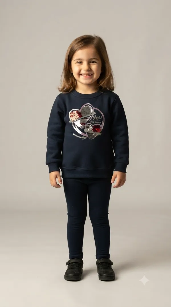Navy_Casual_Sweatshirt_And_Leggings_Set_for_Girls