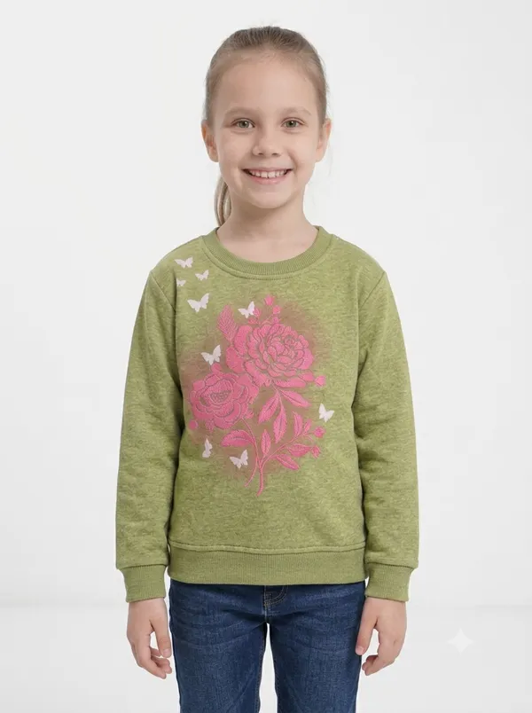 Olive_Green_Printed_Sweatshirt_for_Girls