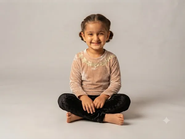 Peach_Velvet_Full_Sleeve_Top_And_Black_Leggings_Set_for_Girls