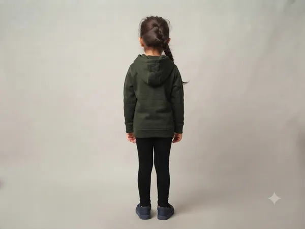 Dark_Green_Hooded_Sweatshirt_for_Girls