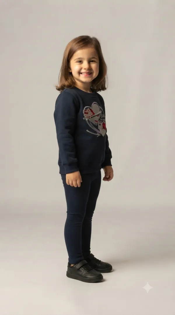 Navy_Casual_Sweatshirt_And_Leggings_Set_for_Girls