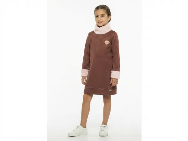 Brown_Velour_Winter_Dress_for_Girls