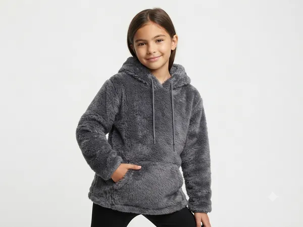 Grey_Fleece_Pullover_Hoodie_for_Girls