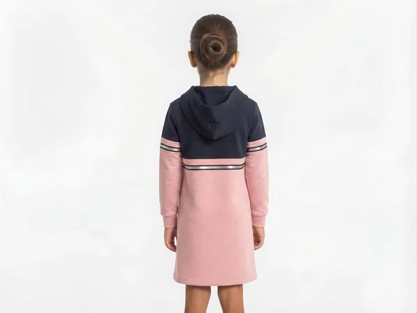 Pink_Hooded_A_Line_Dress_for_Girls