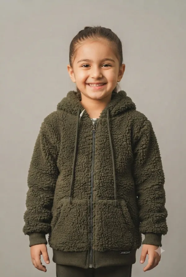 Olive_Fleece_Hooded_Tracksuit_Set_for_Girls