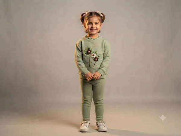 Olive_Green_Floral_Co_Ord_Set_for_Girls