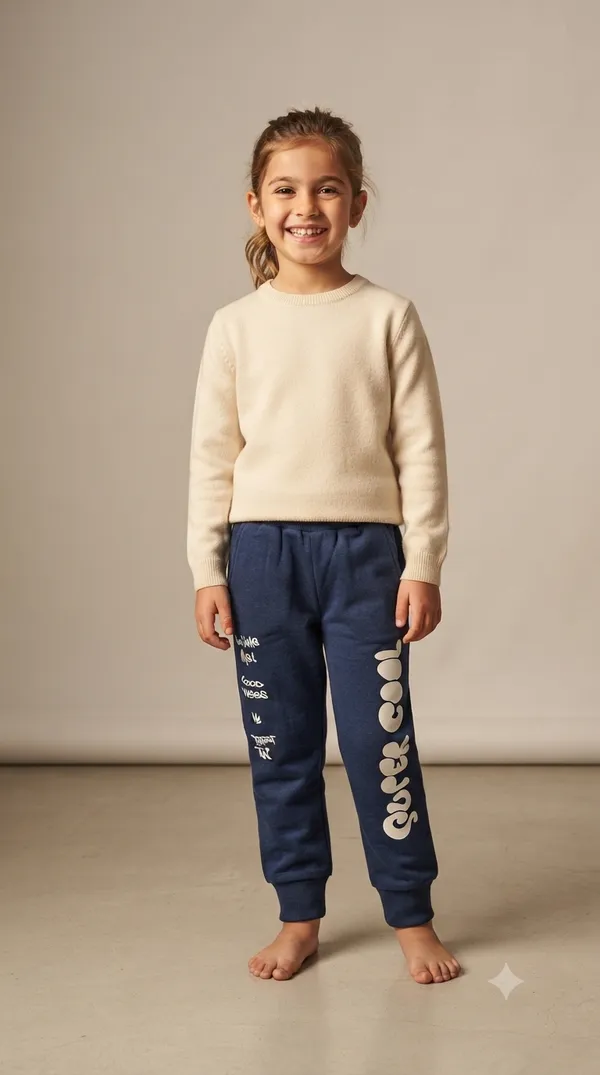 Cream_Knit_Sweater_And_Navy_Jogger_Set_For_Girls