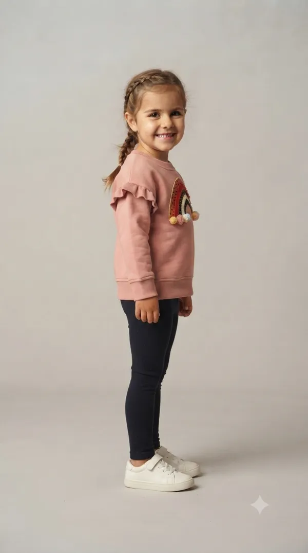 Pink_Ruffle_Sleeve_Sweatshirt_for_Girls