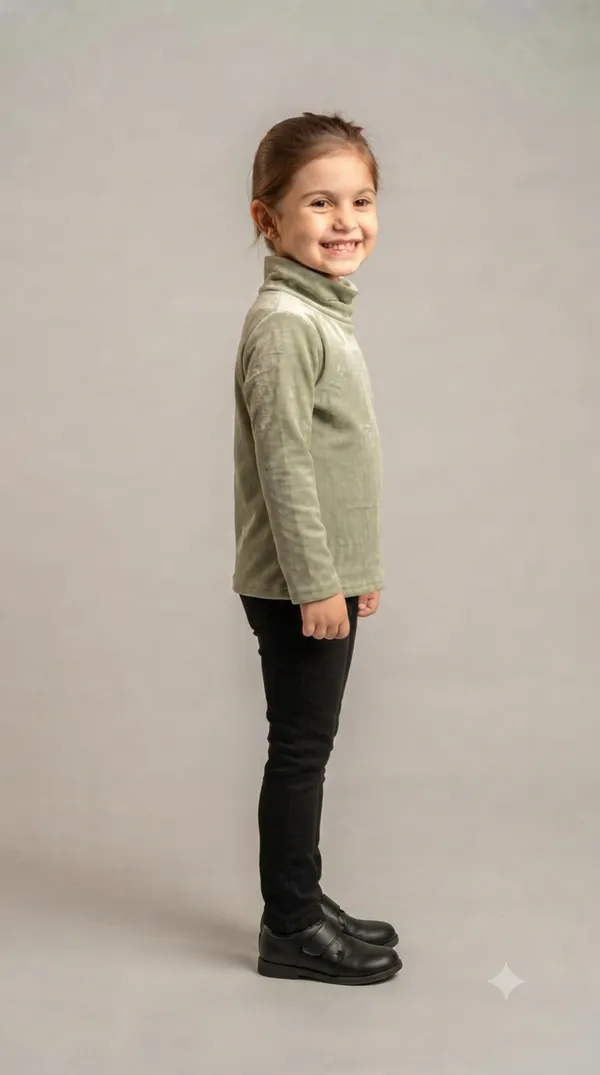Green_Velvet_Turtleneck_Top_for_Girls