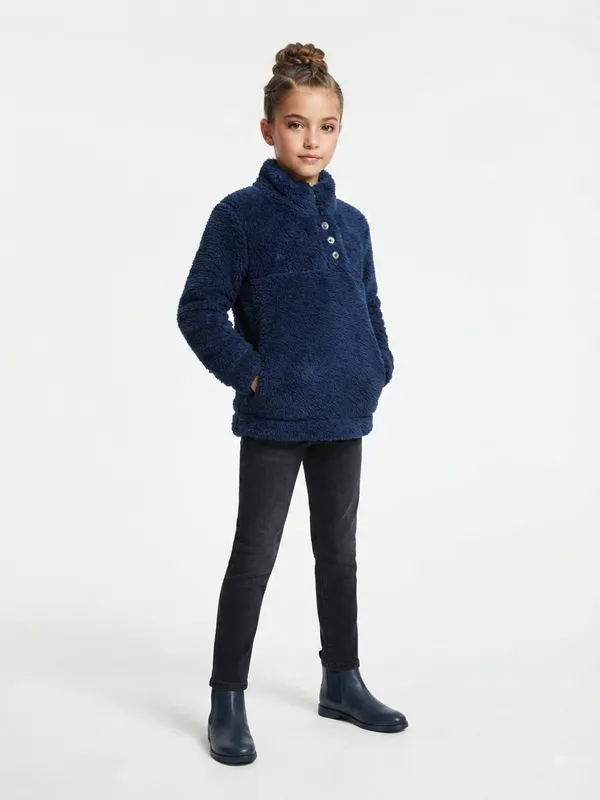 Navy_Fleece_Regular_Fit_Jacket_for_Girls