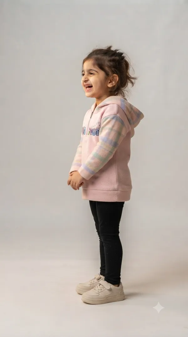 Pink_Casual_Hooded_Sweatshirt_for_Girls