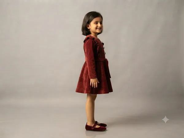 Burgundy_Velvet_Ruffle_Dress_for_Girls