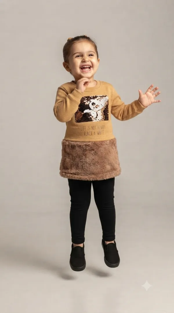 Brown_Fleece_Full_Sleeve_Dress_for_Girls