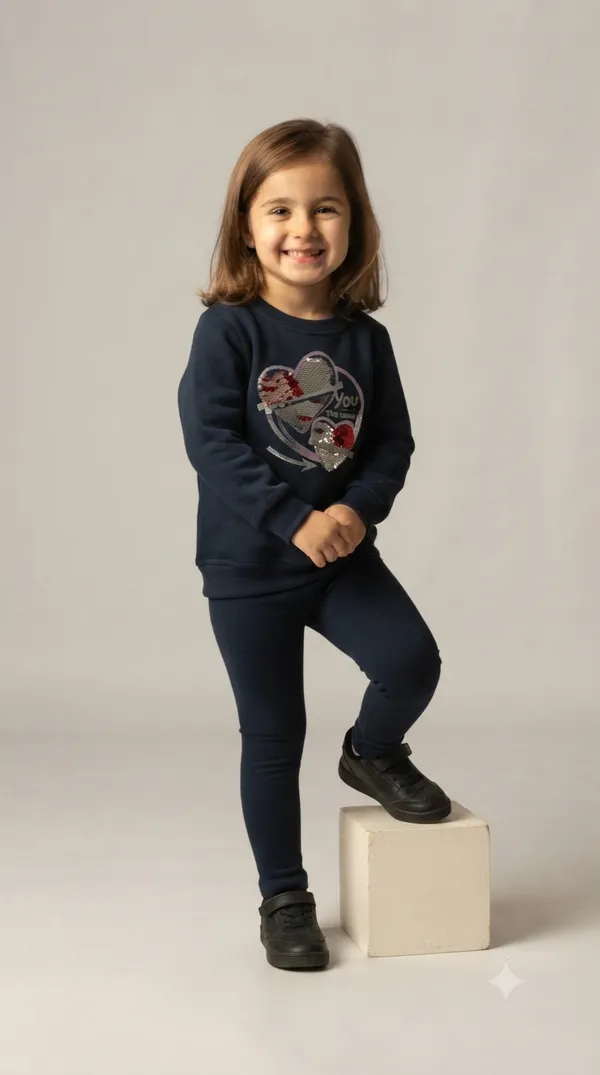 Navy_Casual_Sweatshirt_And_Leggings_Set_for_Girls