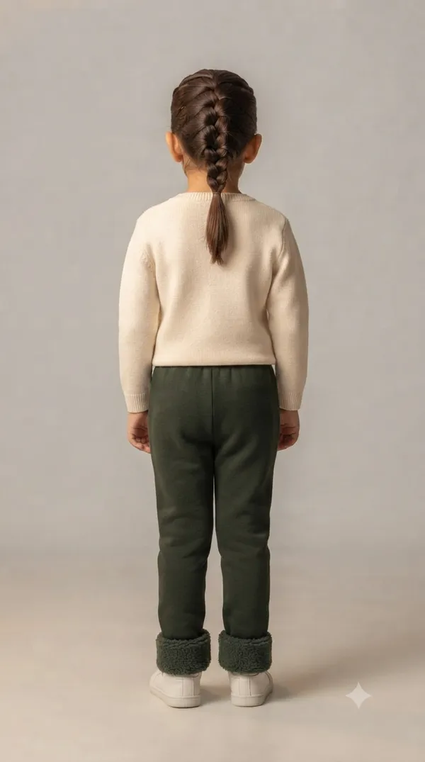 Cream_Regular_Fit_Sweater_And_Green_Jogger_Set_for_Girls