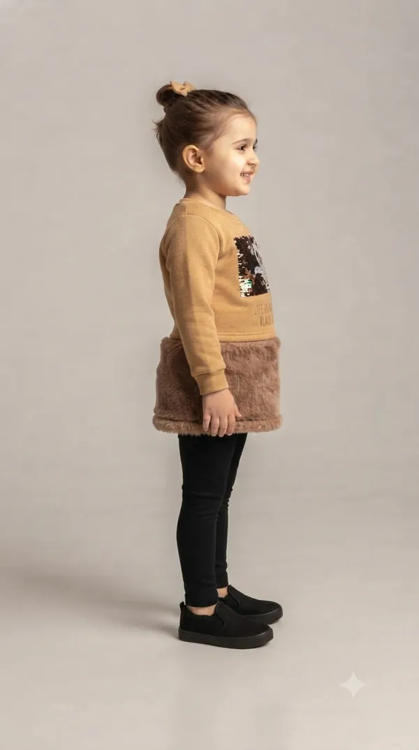 Brown_Fleece_Full_Sleeve_Dress_for_Girls