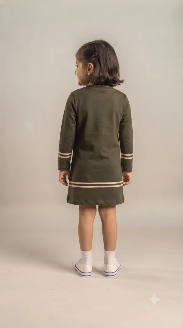 Olive_Green_Casual_Fit_Dress_for_Girls