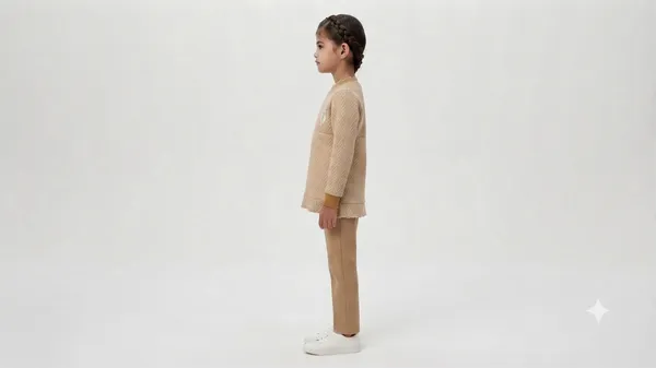 Beige_Knitted_Regular_Fit_Sweater_For_Girls