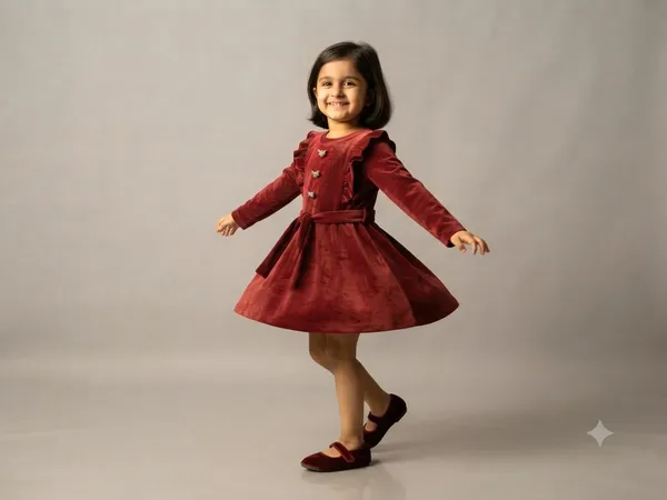 Burgundy_Velvet_Ruffle_Dress_for_Girls