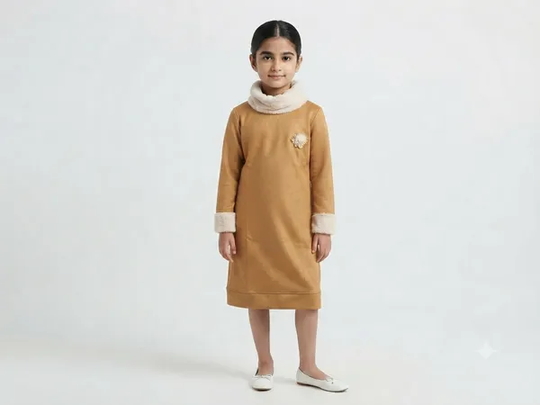 Mustard_Long_Sleeve_Dress_for_Girls