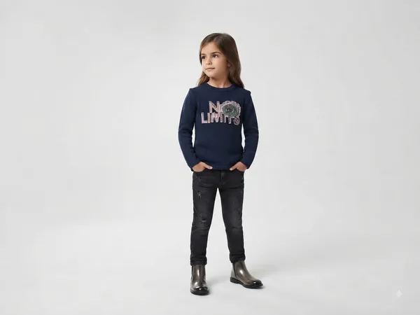 Navy_Casual_Sweatshirt_for_Girls