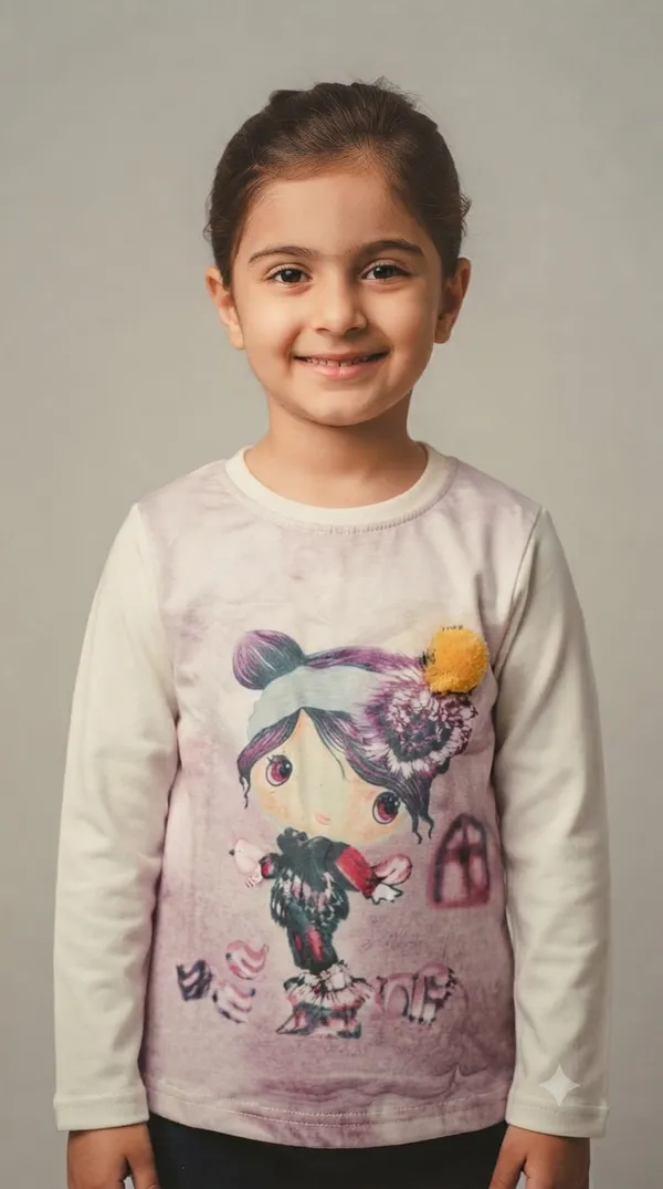 White_Printed_Full_Sleeve_Top_For_Girls