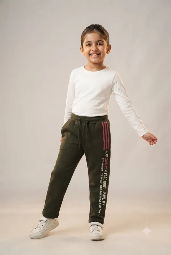 Olive_Jogger_Fit_Track_Pants_for_Girls