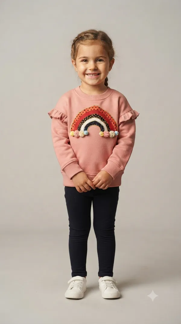 Pink_Ruffle_Sleeve_Sweatshirt_for_Girls