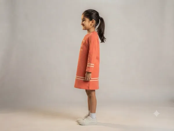 Coral_Full_Sleeve_Graphic_Dress_for_Girls