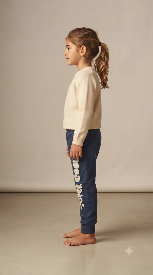 Cream_Knit_Sweater_And_Navy_Jogger_Set_For_Girls