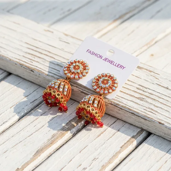 Red_Premium_Earrings_For_Women
