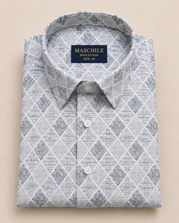 Maschile_Grey_And_White_Cotton_Premium_And_Elegant_Shirt_For_Men
