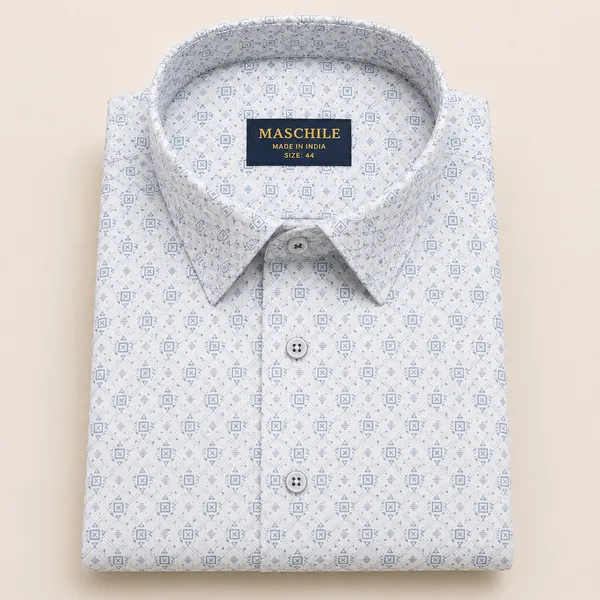 Maschile_White_Cotton_with_Blue_Premium_And_Elegant_Shirt_For_Men