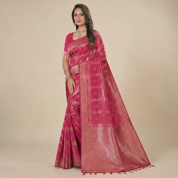 Pink_Banarasi_Silk_Zari_Woven_Saree_For_Women