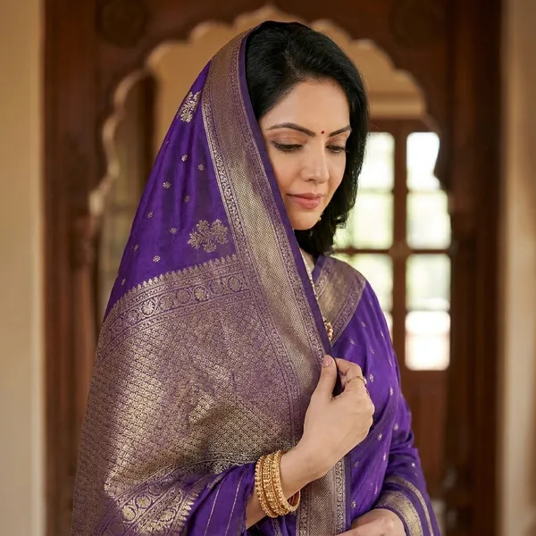 Purple_Cotton_Silk_Silver_Zari_Woven_Saree_For_Women