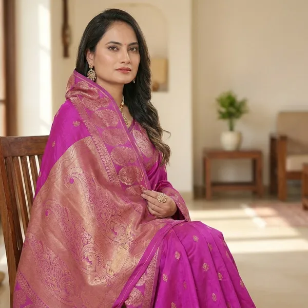 Multicolor_Banarasi_Silk_Zari_Woven_Saree_For_Women