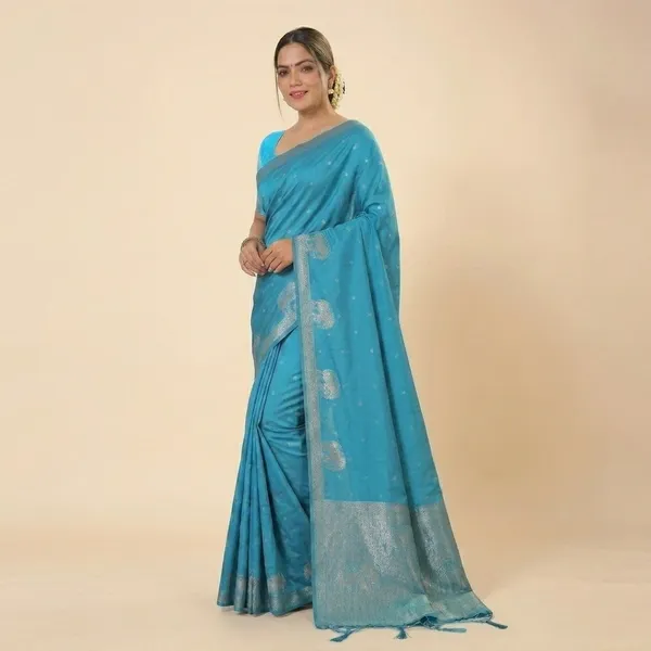Silk_Woven_Elephant_Motif_Saree_For_Women