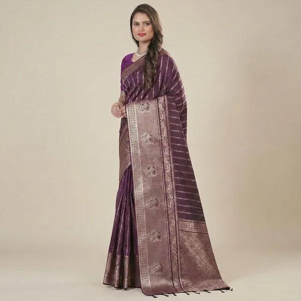 Maroon_Banarasi_Silk_Zari_Woven_Saree_For_Women