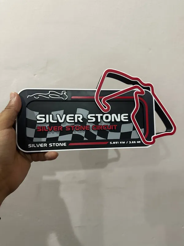 F1_Silver_Stone_Circuit_(Racing_Track)_Special_edition_Desk_Decorative