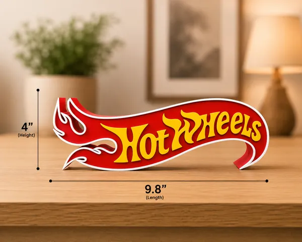 Hot_Wheels_Old_Logo_with_Premium_Finish_Desk_Decorative