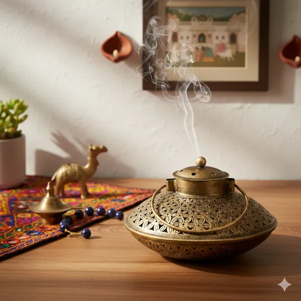 Golden_Handcrafted_Metal_Handi_Tea_Light_Holder_For_Home_Decoration_And_Gift