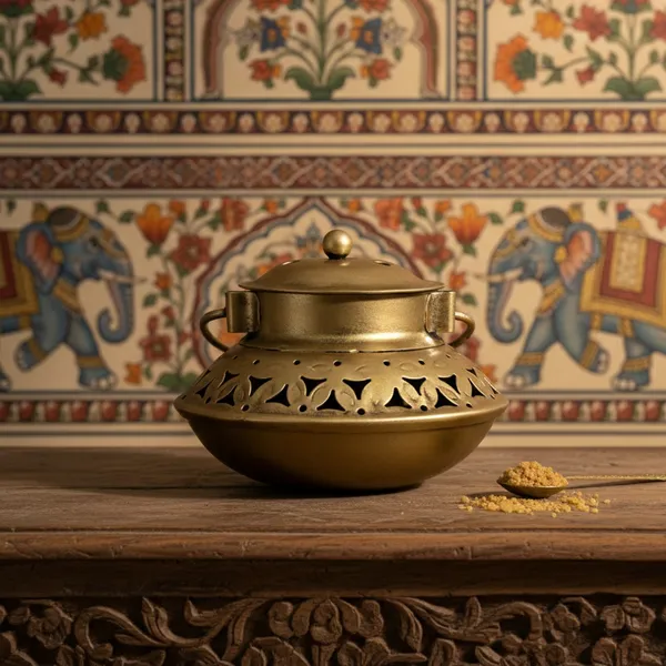 Golden_Handcrafted_Metal_Handi_Tea_Light_Holder_For_Home_Decoration_And_Gift