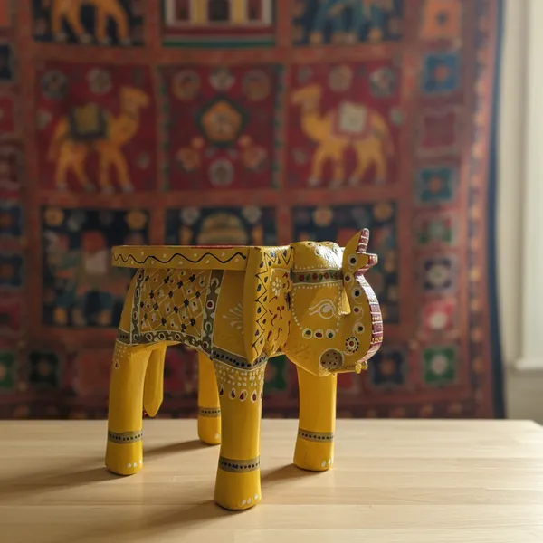 Yellow_Wooden_Elephant_Stool_Design_For_Home_Decor_And_Gifts_Decorative_Showpiece