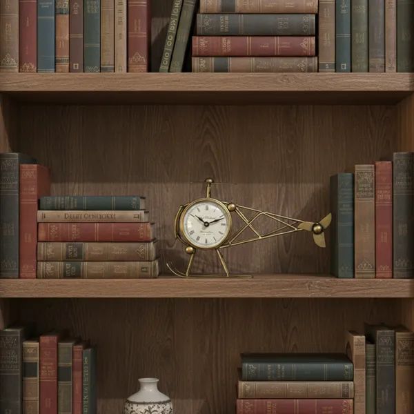 Golden_Analog_Helicopter_Clock_For_Home_Decor